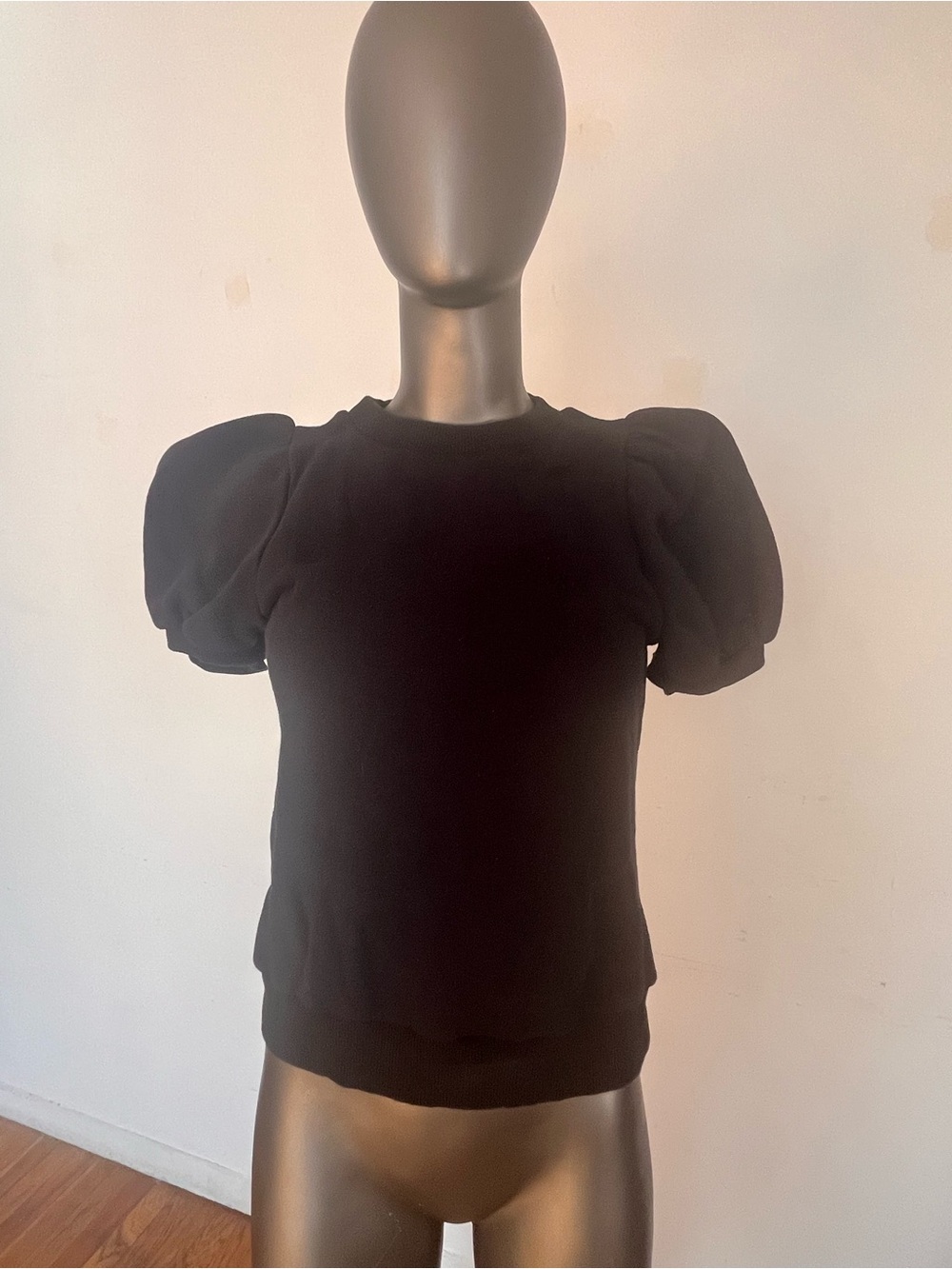 A New Day Black Puff Sleeve Top